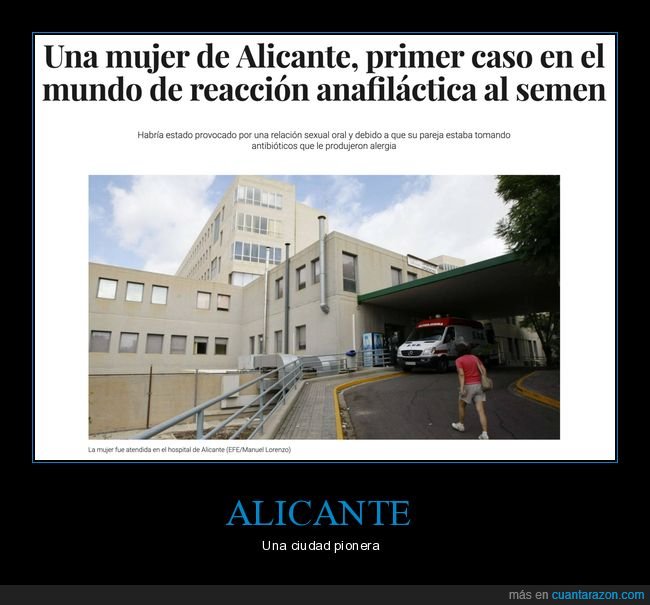 alicante,reacción anafiláctica,wtf