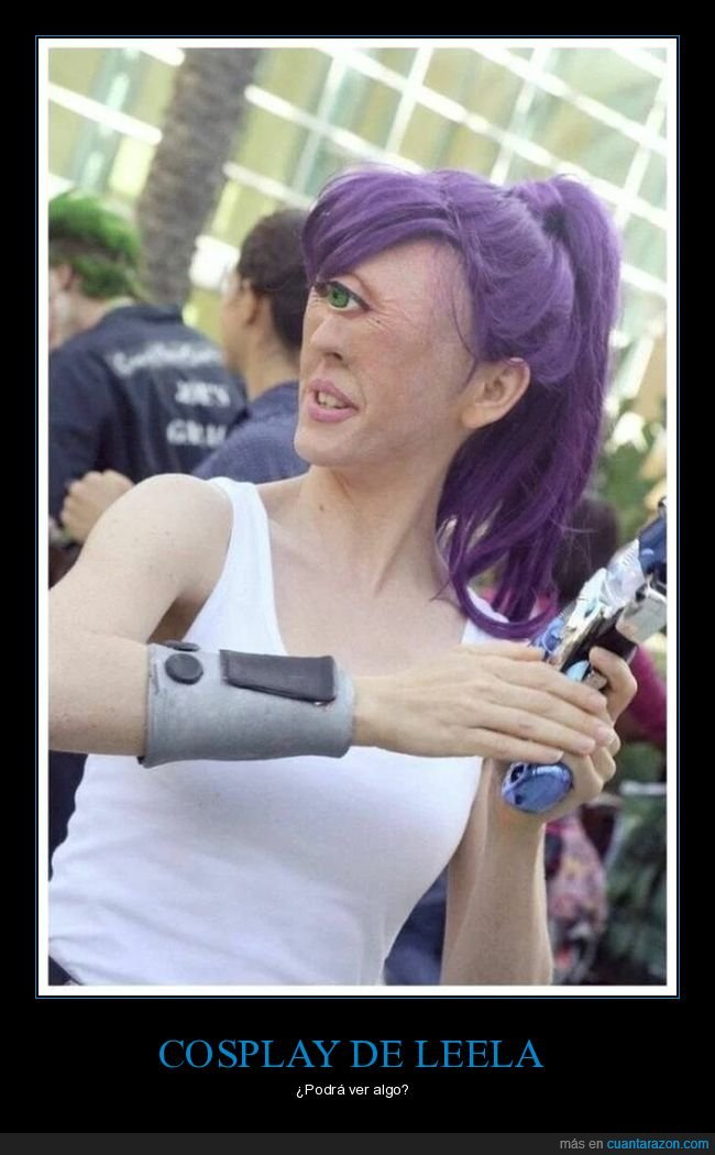 disfraz,cosplay,leela,futurama,ojo