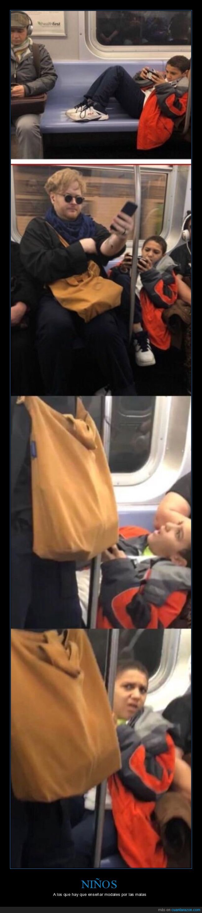 metro,asiento,niño,sentarse