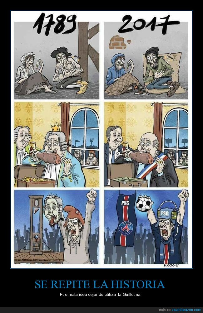 guillotina,pueblo,pobreza,políticos,fútbol