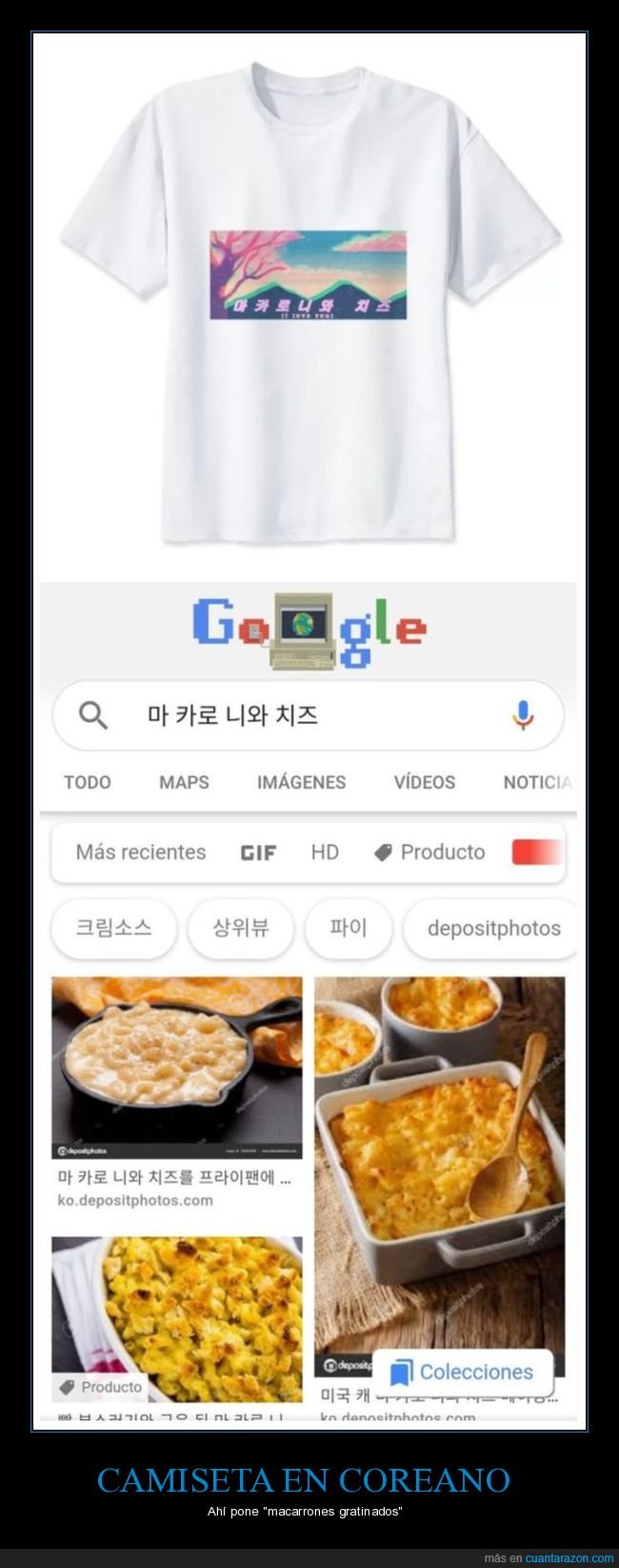 camiseta,coreano,aliexpress,macarrones gratinados,fails