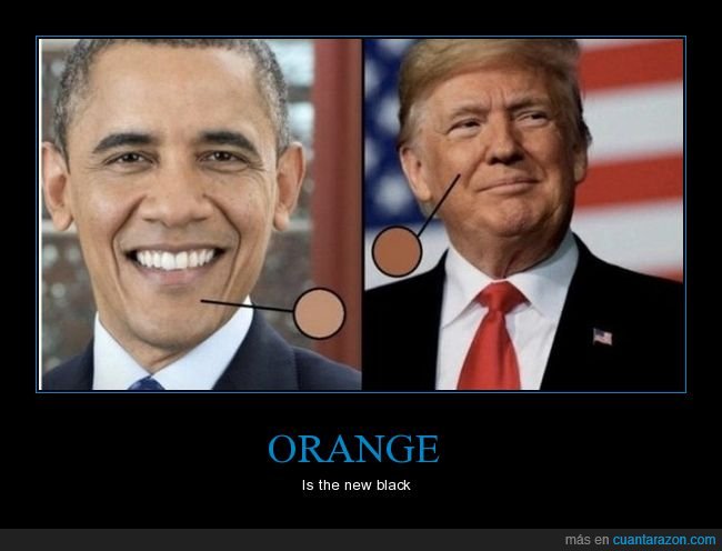 obama,donald trump,color de piel,políticos