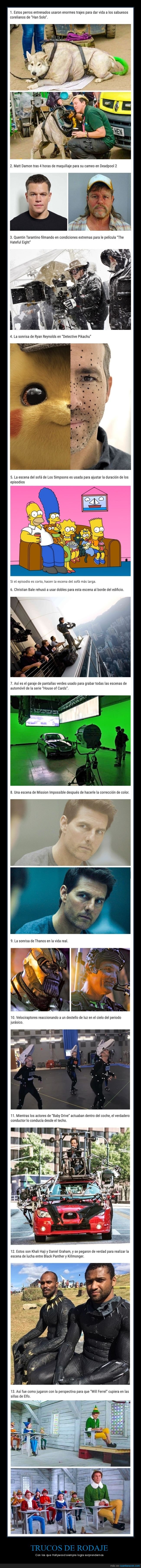 trucos,rodaje,cine,películas