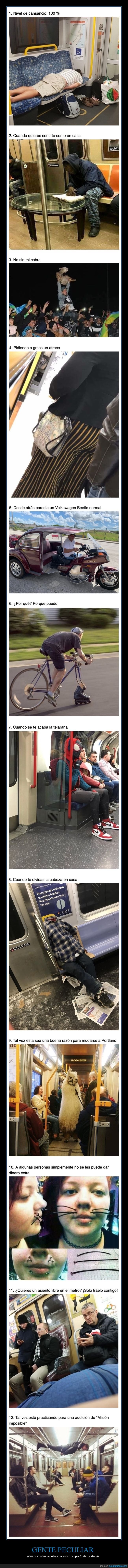 gente peculiar,no importar,opinión