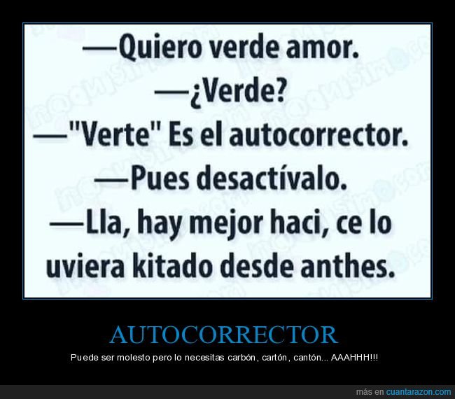 autocorrector,desactivar,ortografía