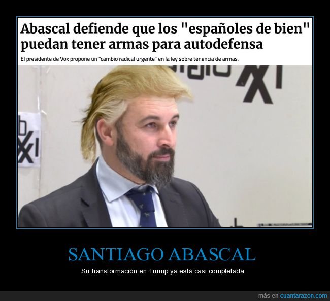 santiago abascal,españoles de bien,armas,autodefensa,vox,políticos