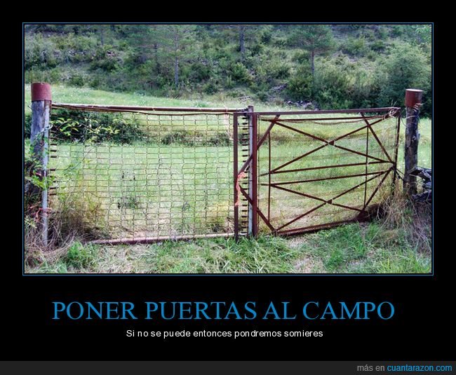 puertas,campo,somieres