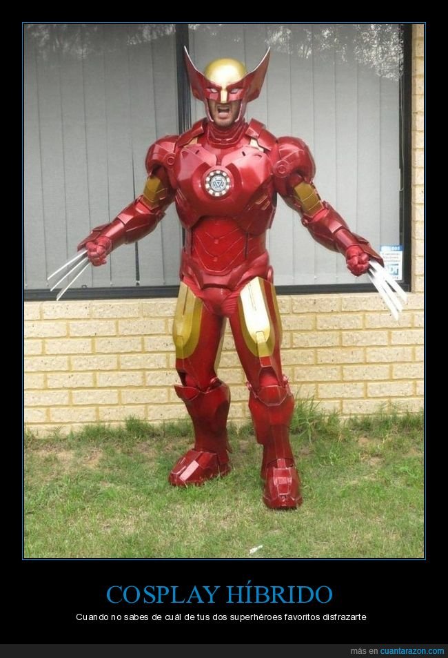 disfraz,cosplay,iron man,lobezno