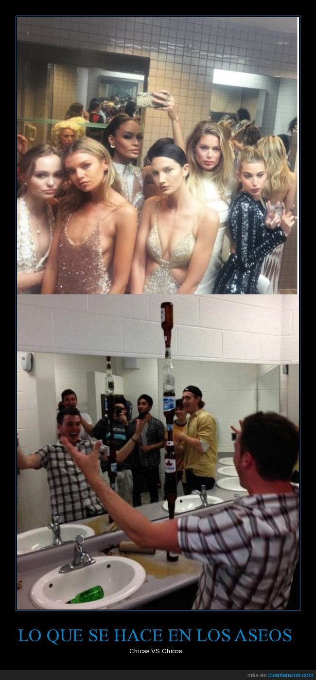 chicos,chicas,aseo,diferencias