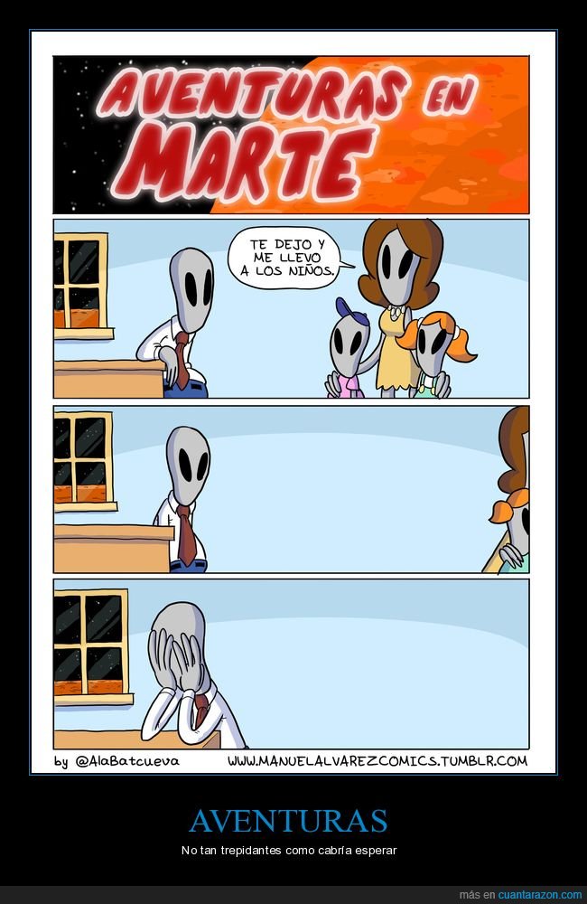 aventuras,marte,dejar,niños,divorcio,absurdo