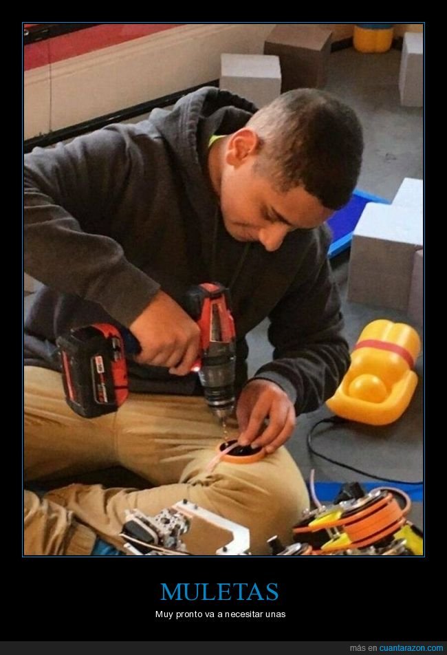 taladro,pierna,fails