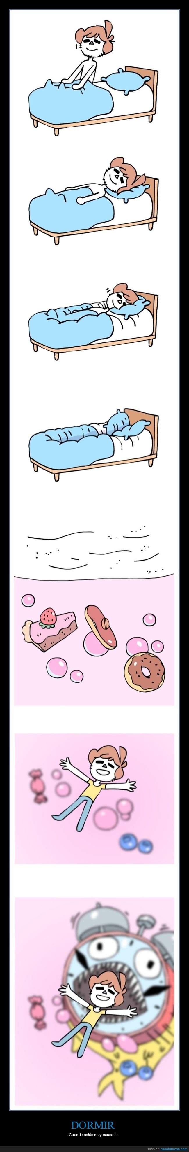 sentirse,dormir,cansado,despertador