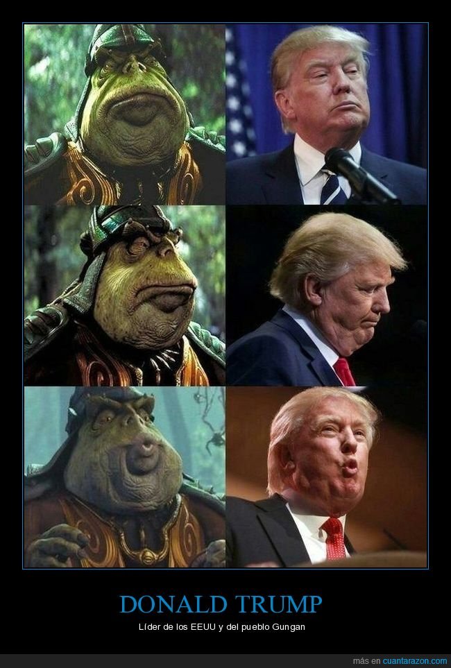 donald trump,parecidos,star wars