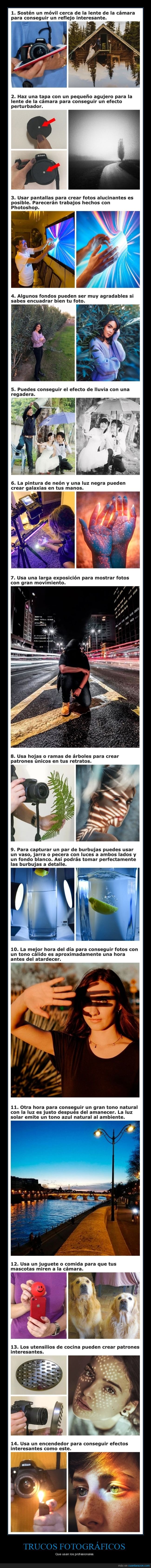 trucos,fotografía
