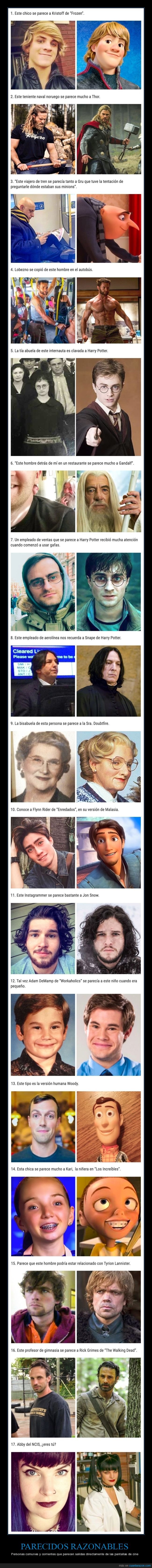 parecidos,famosos