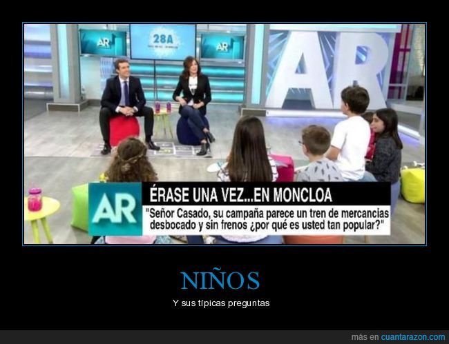 pablo casado,niños,campaña,popular,simpsons,políticos