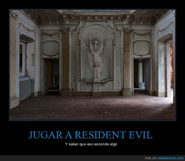 resident evil,mansión,esconder