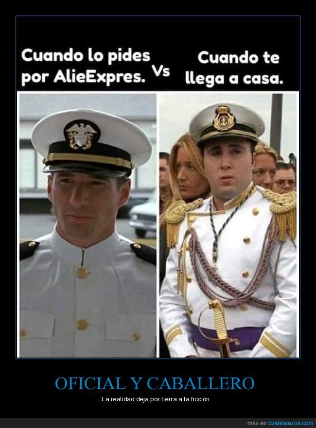 aliexpress,richard gere,paquirrín,expectativas,realidad