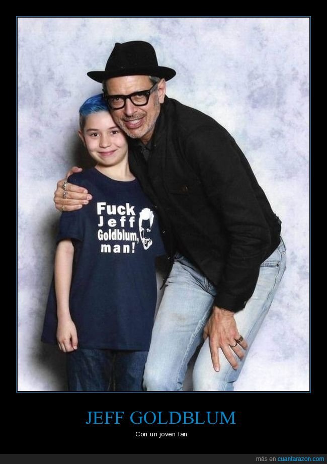 jeff goldblum,niño,camiseta,wtf