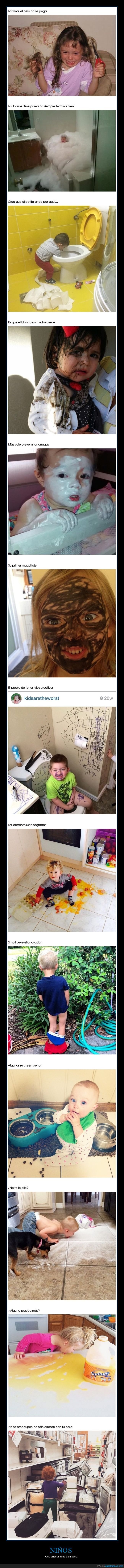 niños,fails