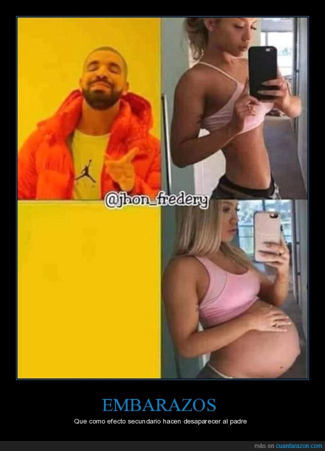 embarazada,drake