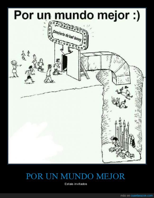 concierto,bad bunny,trampa