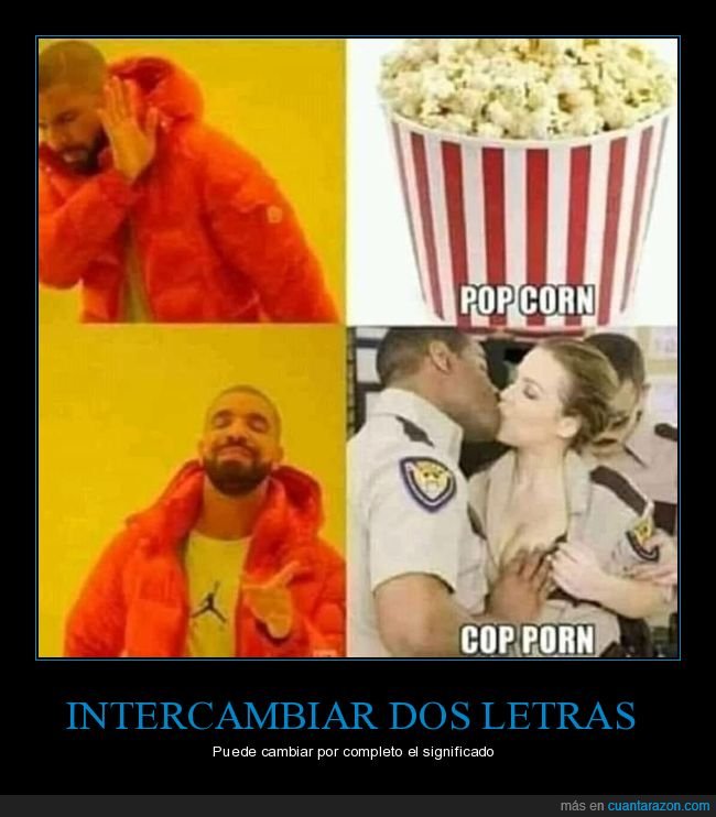 pop corn,palomitas,policía,drake
