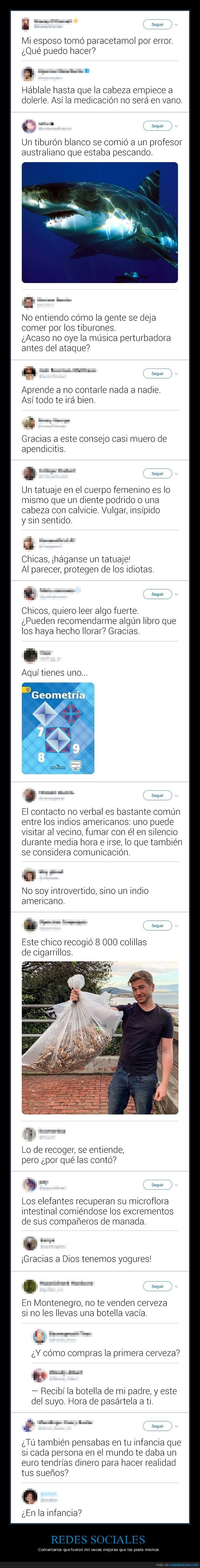 redes sociales,comentarios