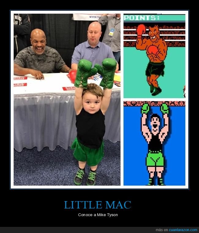 little mac,mike tyson,videojuego,niño,disfraz