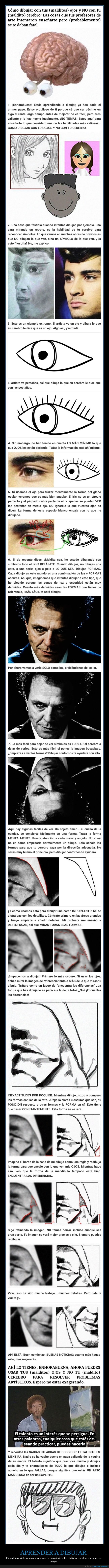 dibujar,aprender,cerebro,ojos