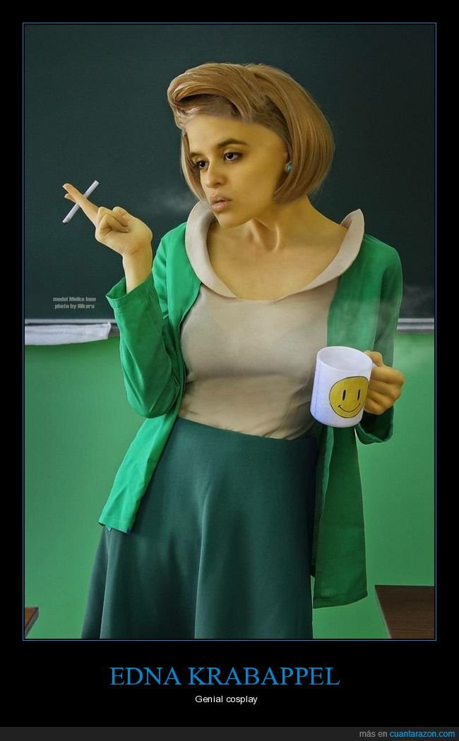 edna krabappel,cosplay,simpsons