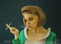 Enlace a Edna Krabappel de carne y hueso