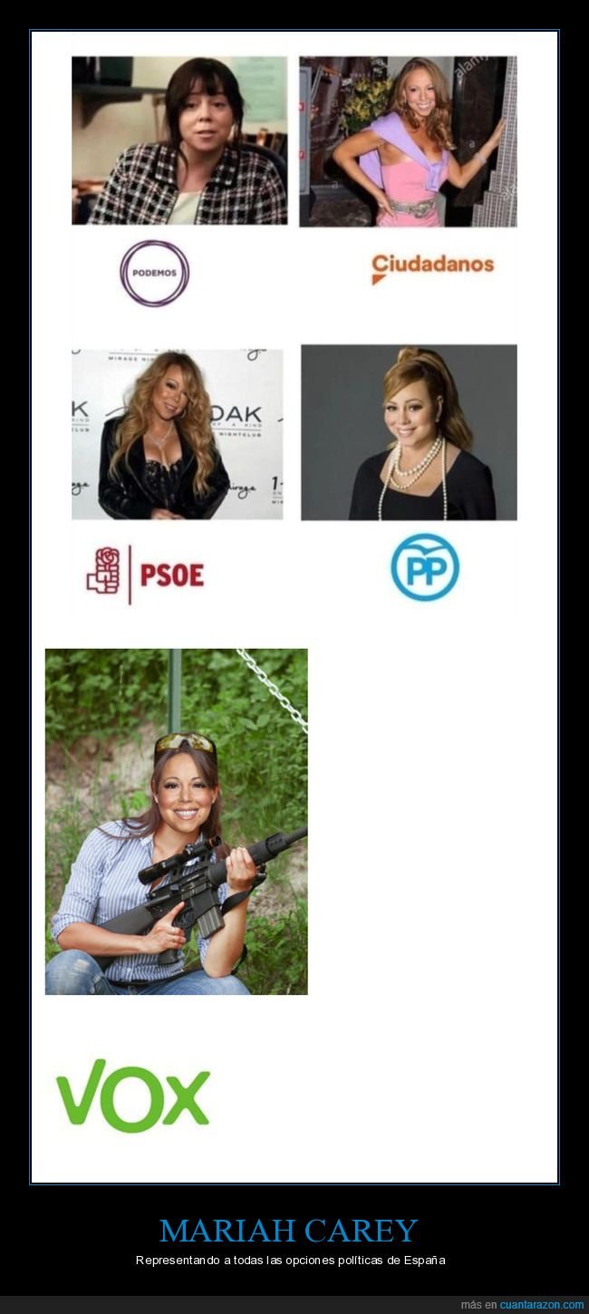 mariah carey,partidos,políticos