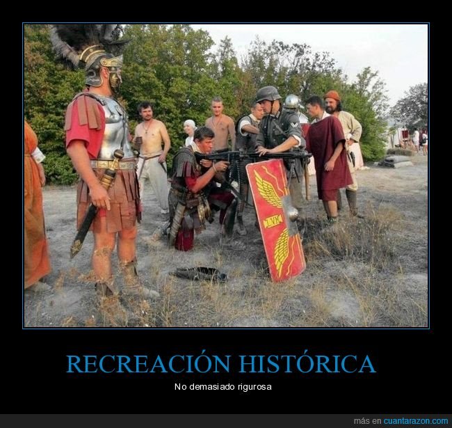 romanos,armas,recreación