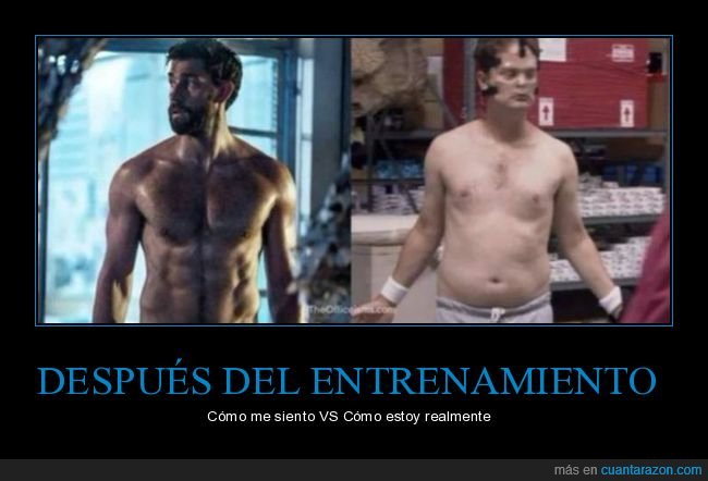 entrenamiento,expectativas,realidad