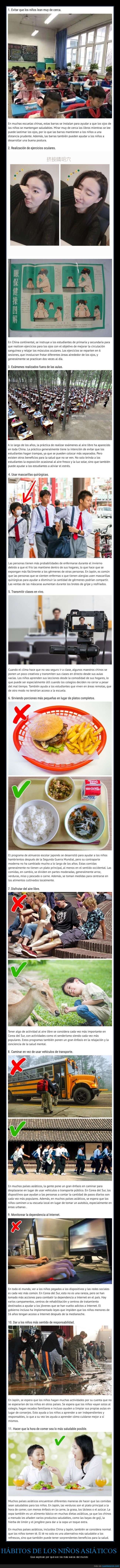hábitos,niños,asiáticos,sanos