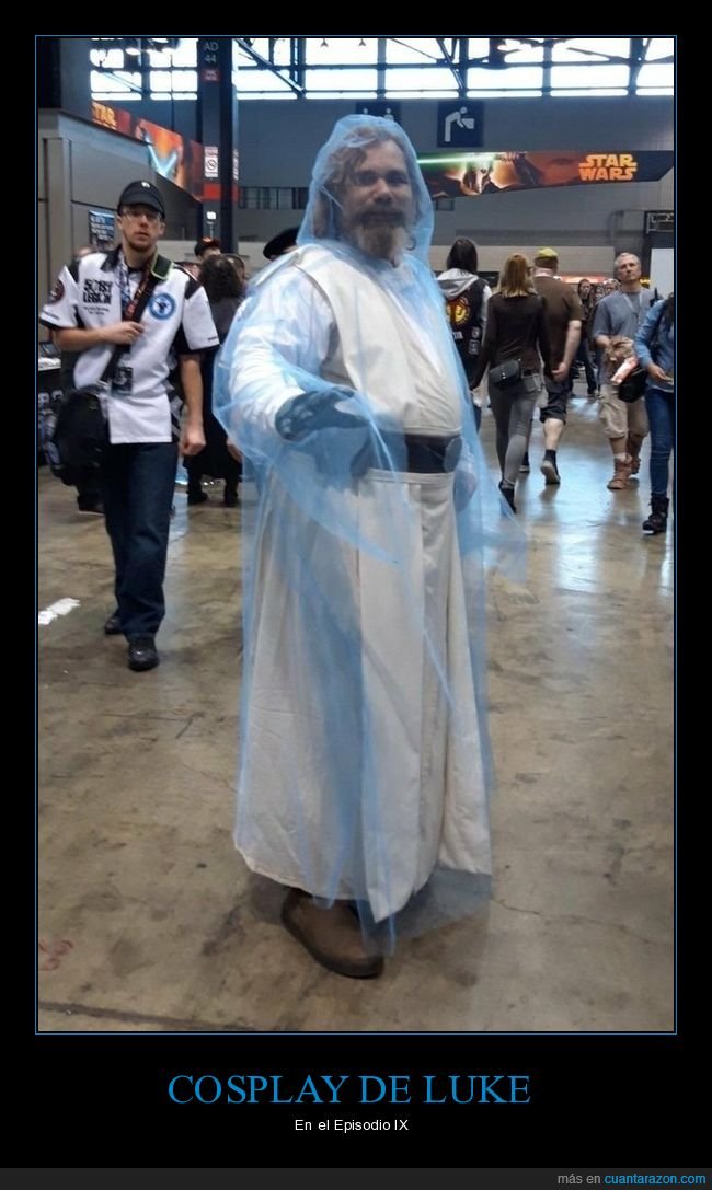 disfraz,cosplay,luke skywalker,fantasma,star wars