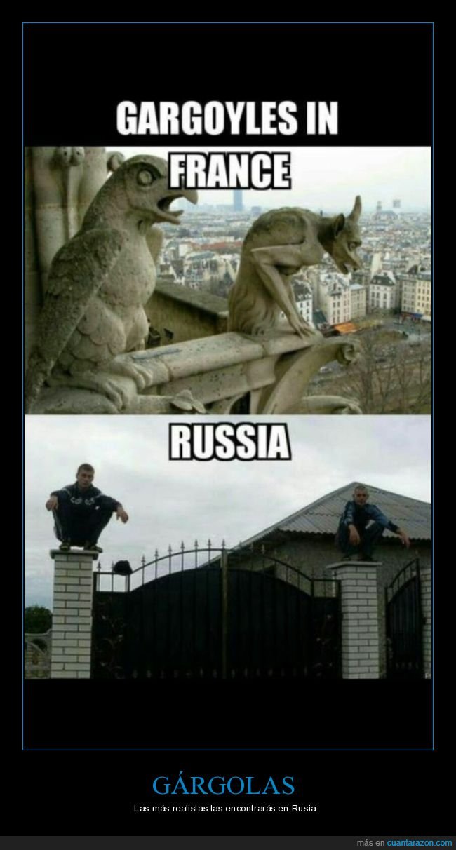 gárgolas,francia,rusia,slav squat