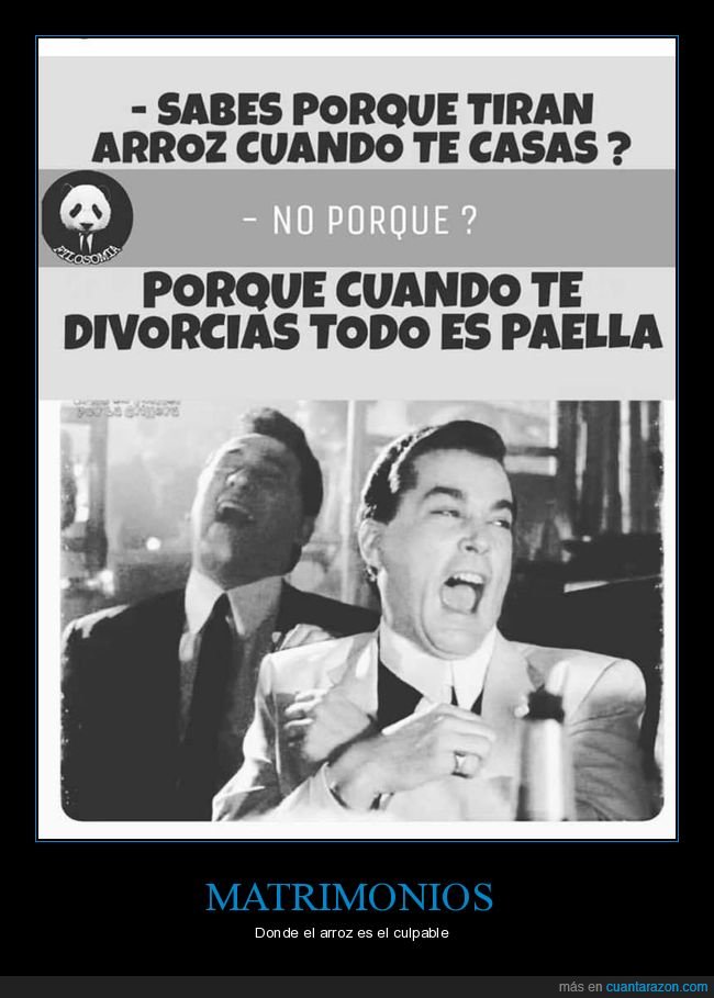 matrimonio,arroz,divorcio,paella