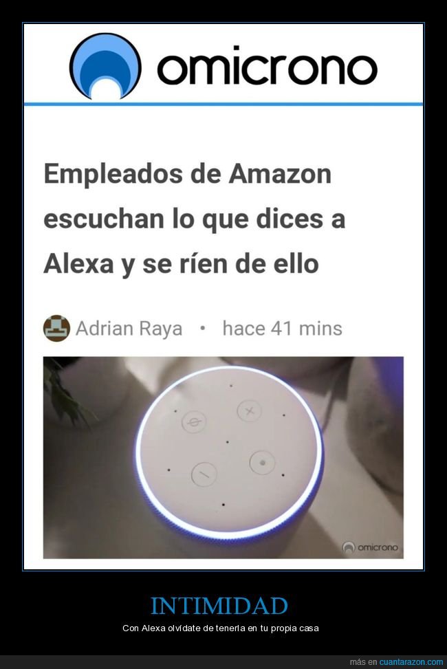 alexa,amazon,escuchar,reírse