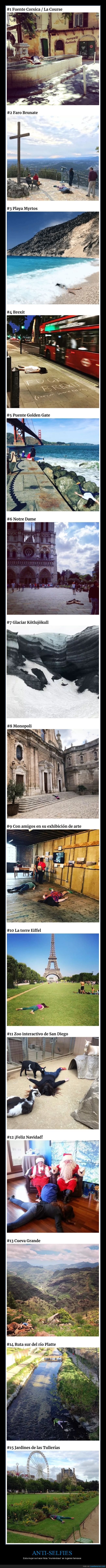 anti selfies,fotos,muriéndose,lugares famosos