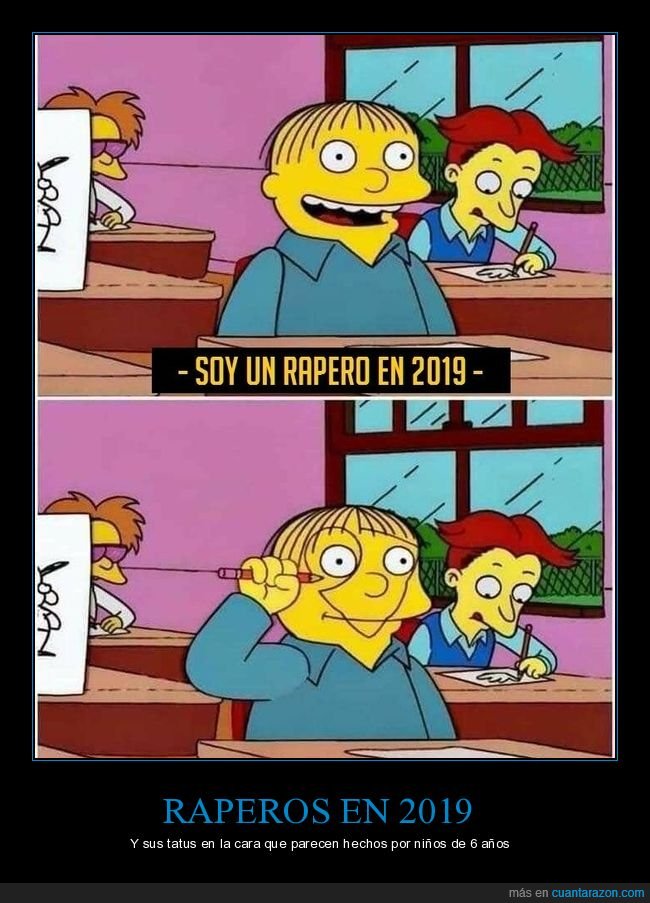 rapero,2019,ralph wiggum,simpsons