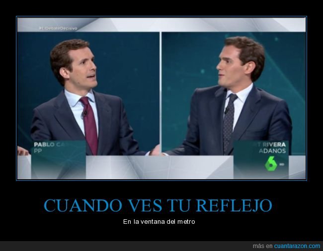 pablo casado,albert rivera,parecidos,políticos