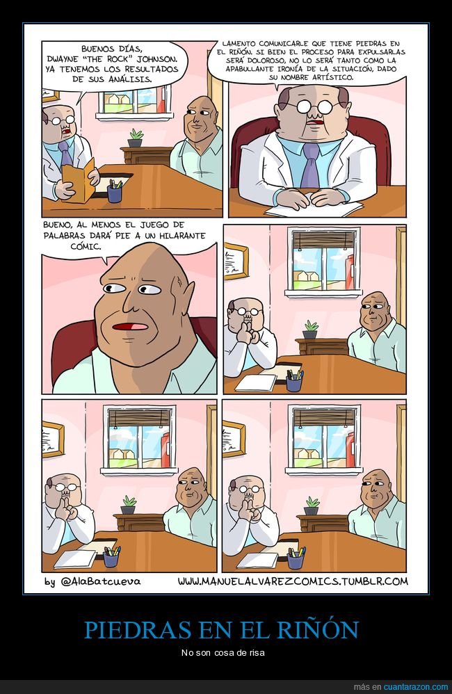 the rock,piedras,riñón,absurdo