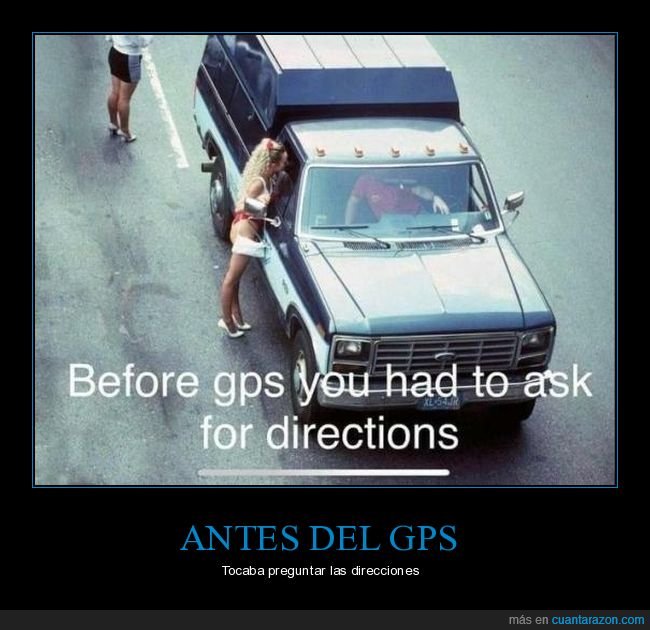gps,preguntando,prostituta,absurdo