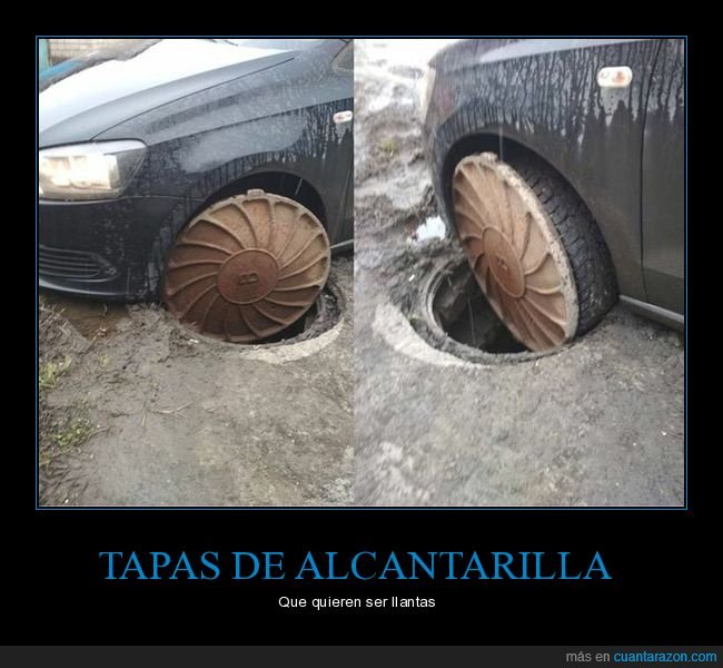 tapa,alcantarilla,coche,rueda,llanta