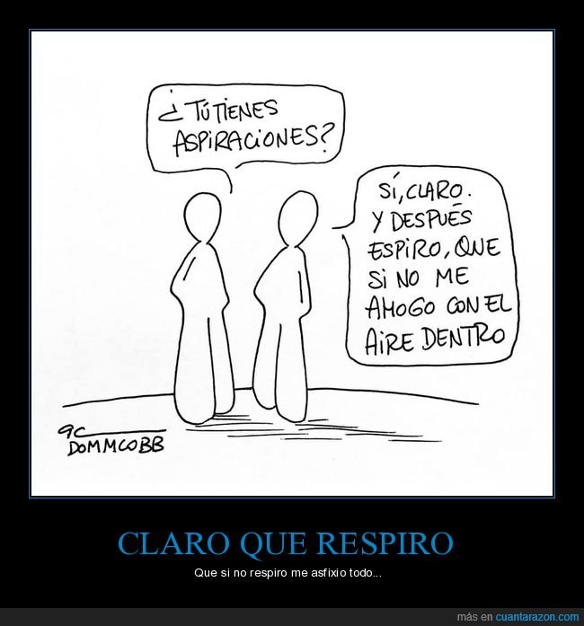 aspiración,espiración,respirar