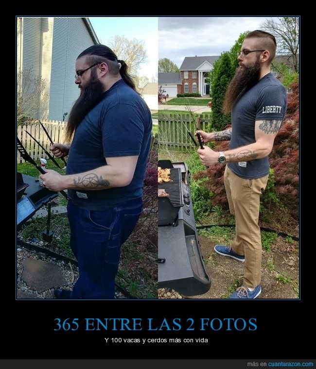 adelgazar,cambio,1 año,365 días