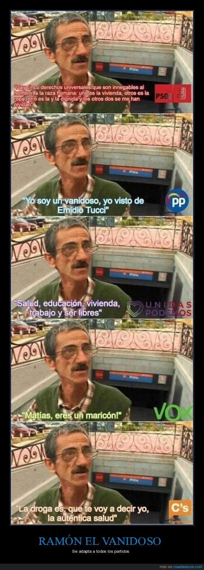 ramón,vanidoso,legend,youtube,partidos politicos