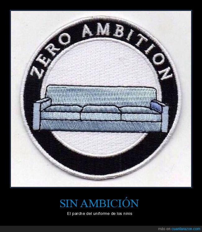 ambición,sofá,parche